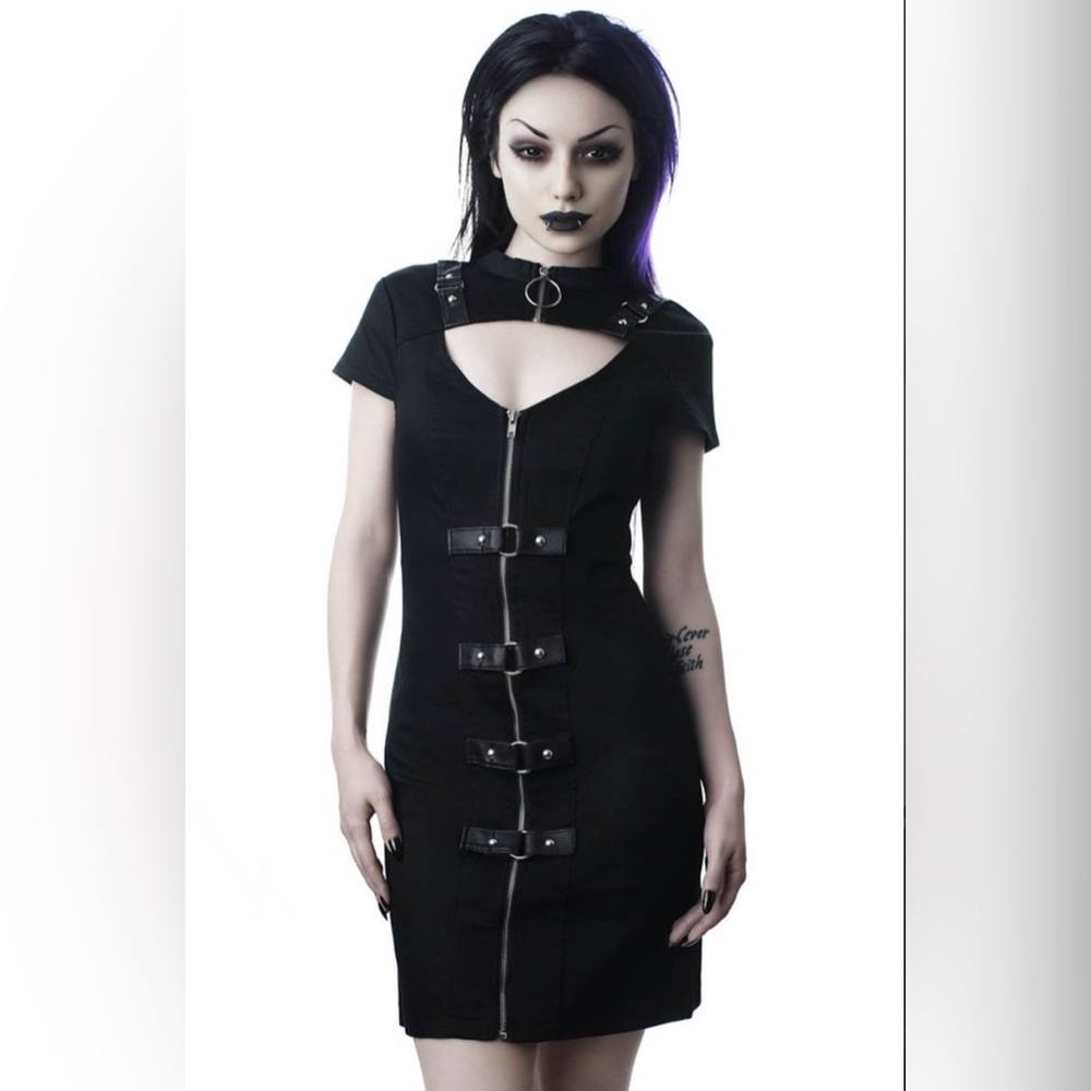 Killstar Casey O-Ring Bodycon Dress